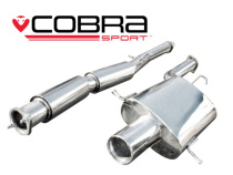 Subaru Impreza WRX & STI 01-07 Catback Sportavgassystem (Track type) Cobra Sport